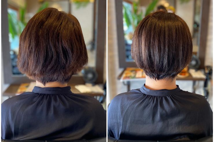 髪を短く切ると広がる人には、質感チェンジがオススメ！