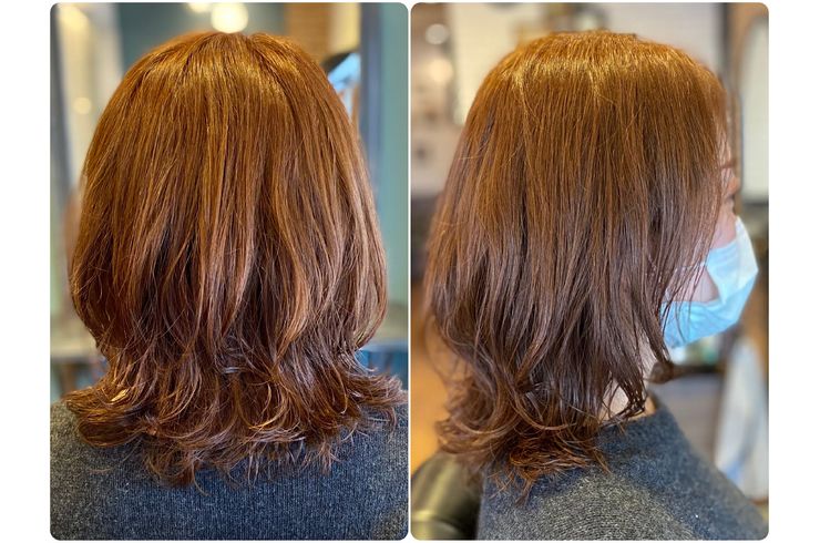 結ぶんでも おろしてもカワイイくびれパーマは デジキュアパーマ