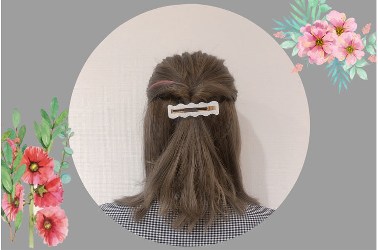 時短 簡単ヘアアレンジ ロブヘア