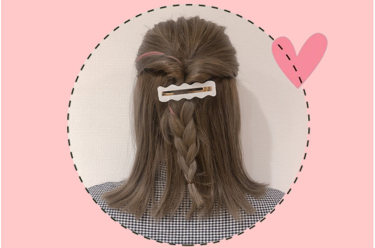 時短 簡単ヘアアレンジ ロブヘア